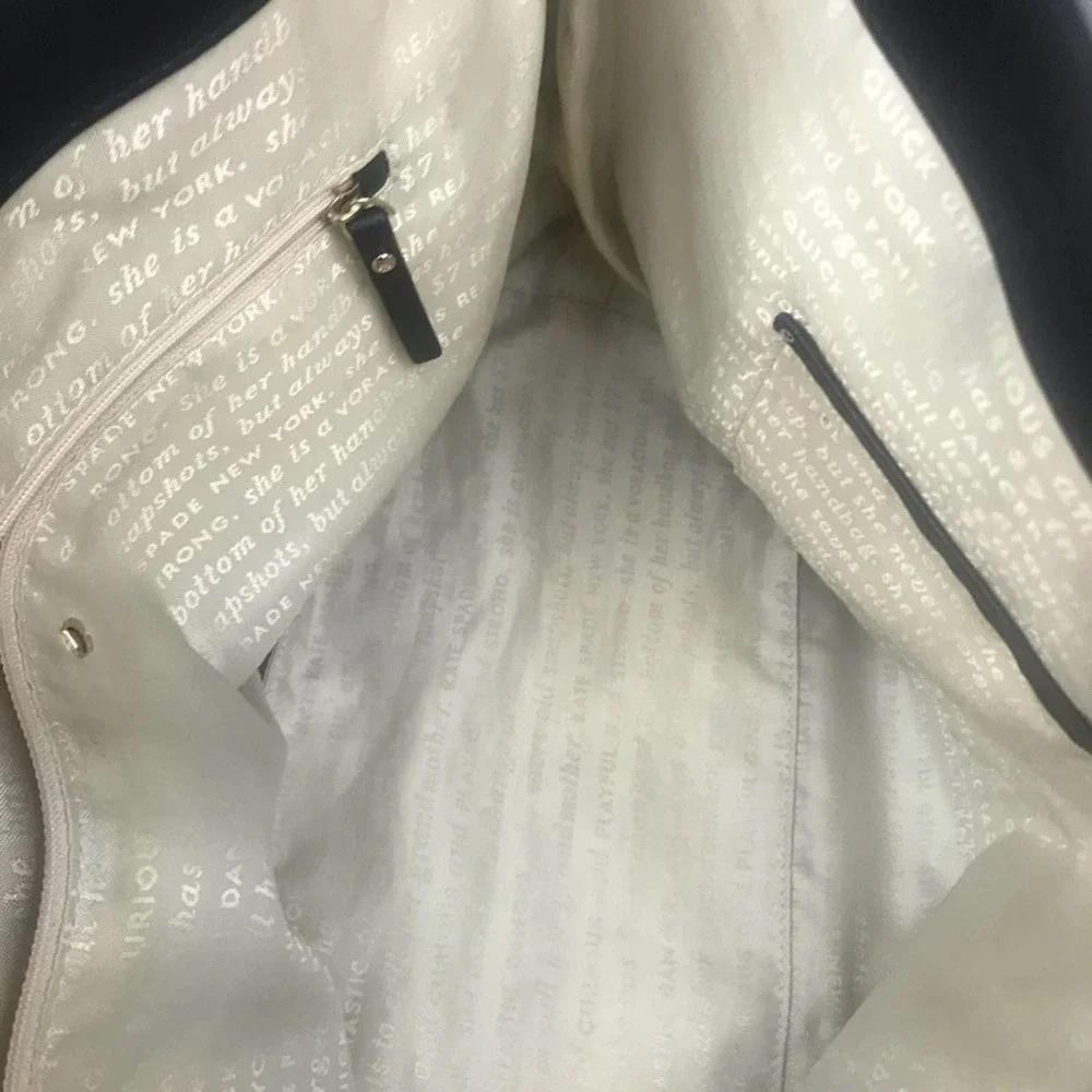 kate spade use straps lettering